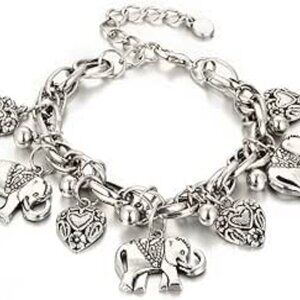 ✨ Vintage Elephant Pendant Anklets – Exquisite Silver Chain for Women ✨